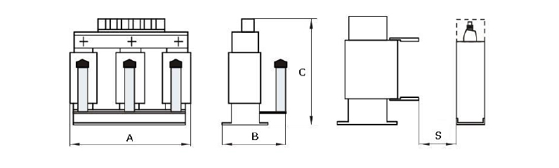 Filtry FLC - wymiary